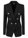 Balmain Double-breasted Black Jacket
