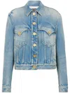Balmain Vintage Denim Jacket In Blue