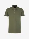 Balmain Jacquard Patterned Cotton Blend Polo Shirt In Jacquard Logo