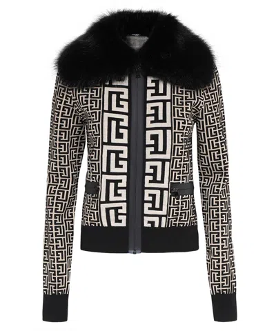 Balmain Jacquard Knit Jacket
