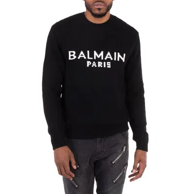 Balmain Jacquard Logo Sweater