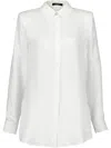 Balmain Jacquard-pattern Shirt In White