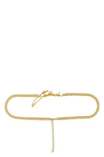 Balmain 'je Tâ€™aime' Belt