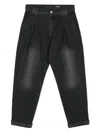 Balmain Jeans Affusolati In Gray