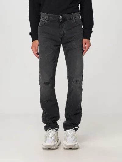 Balmain Black Six Pockets Skinny Jeans