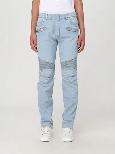 BALMAIN JEANS BALMAIN MEN COLOR BLUE,F76803009