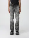 Balmain Gray Bleached Jeans In Grey