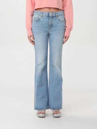 Balmain Jeans  Woman Color Denim In 牛仔布