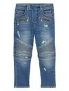 Balmain Belt-loop Jeans In Blue