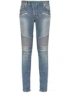 Balmain Slim Fit Jeans For Men In Blue