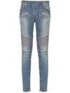 Balmain Slim Fit Jeans For Men In Blue