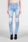 Balmain Jeans In Blue Cotton In Blue