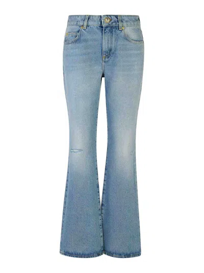 BALMAIN JEANS BOOT-CUT - AZUL CLARO