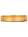 Balmain Brass Belt With Jeans Effect In Gold