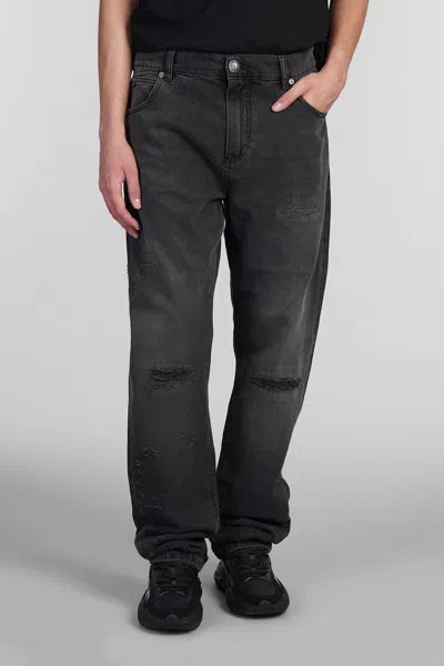 Balmain Regular-leg Jeans In Grey