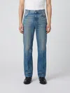 Balmain Belt Loop Jeans In Blue