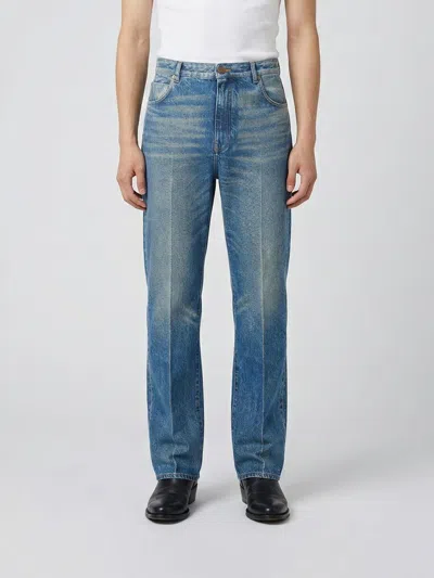 BALMAIN BALMAIN JEANS MEN COLOR BLUE