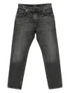 Balmain Black Regular-fit Denim Jeans In Black