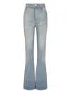 Balmain Flared-fit Denim Jeans In Blue