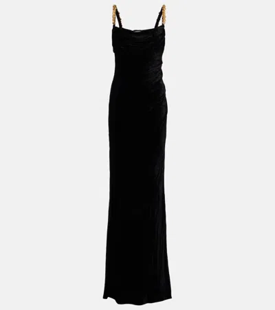 BALMAIN JERSEY MAXI DRESS
