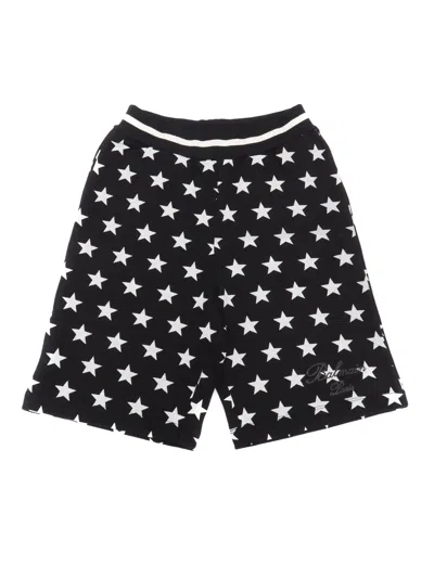 Balmain Kids' Jersey Shorts In Black