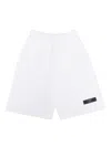 Balmain Kids Logo Jersey Shorts In White
