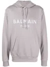 Balmain Yh0jr002bb65 Sudadera Hoodie In Gray
