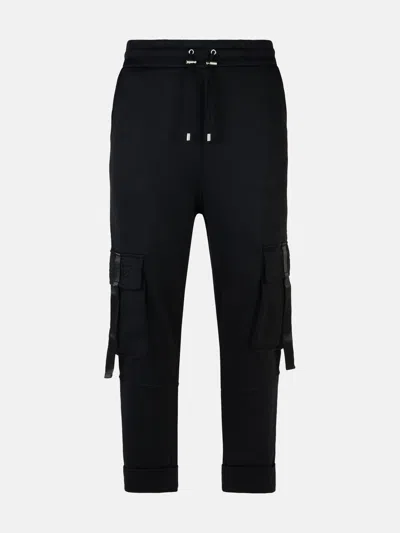 Balmain 'jogger' Black Cotton Blend Pants