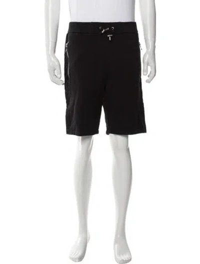 Pre-owned Balmain Jogger Shorts In Black