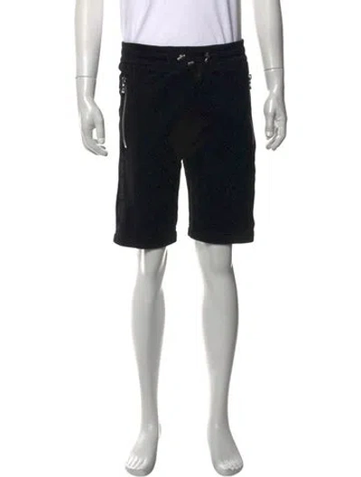 Pre-owned Balmain Jogger Shorts In Black