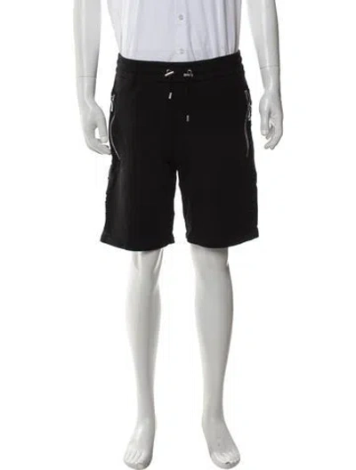 Pre-owned Balmain Jogger Shorts In Black