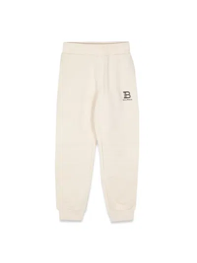 Balmain Kids' Joggers In Beige