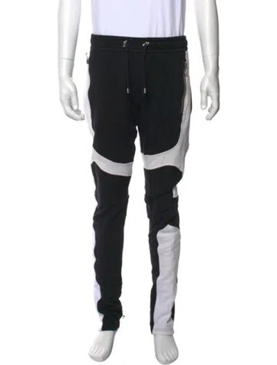 Pre-owned Balmain Joggers In Black