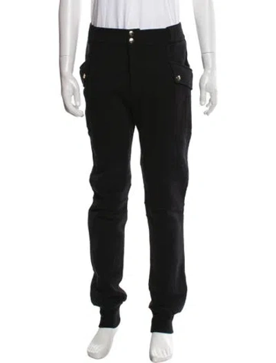 Pre-owned Balmain Joggers In Black