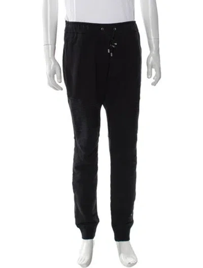 Pre-owned Balmain Joggers In Black