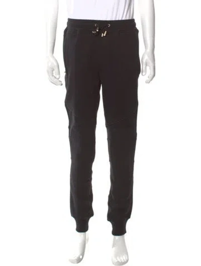Pre-owned Balmain Joggers In Black