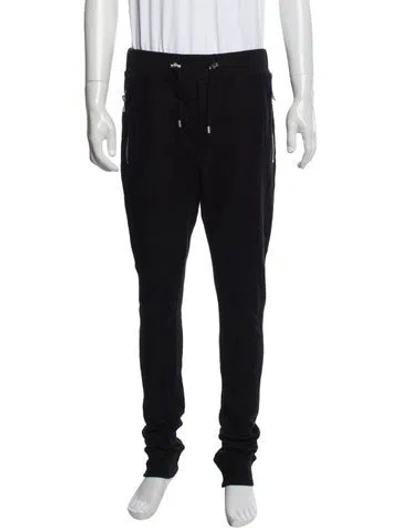 Pre-owned Balmain Joggers In Black