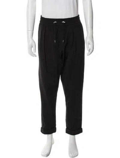 Pre-owned Balmain Joggers In Gray