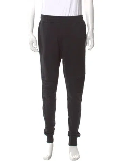 Pre-owned Balmain Joggers In Gray