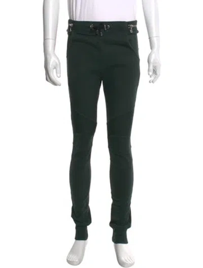 Pre-owned Balmain Joggers In Green