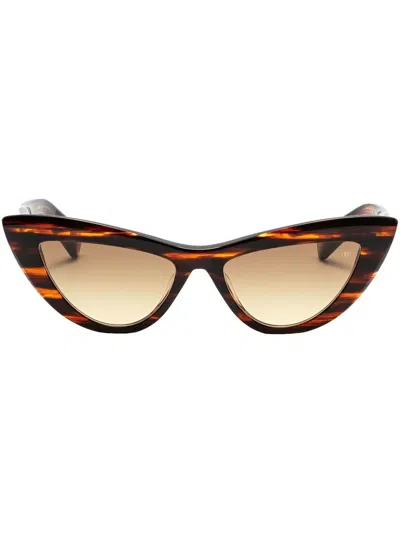 Balmain Jolie Cat-eye Frame Sunglasses In Brown