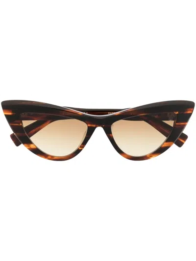 Balmain Jolie Cat-eye Sunglasses In Brown