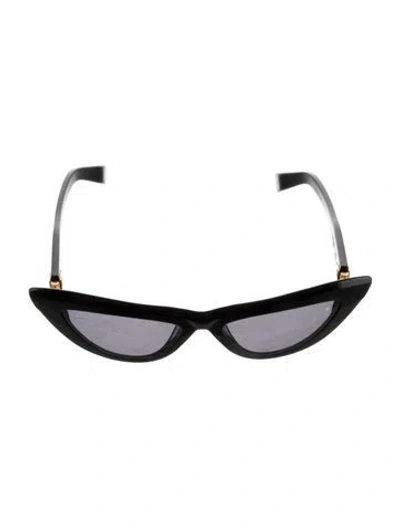 Pre-owned Balmain Jolie Cat-eye Sunglasses In Black