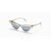 Balmain Jolie Grey Mirror Cat Eye Ladies Sunglasses Bps-135c-54