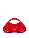 Balmain Jolie Madame Lips Tote Bag In Rot
