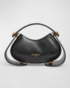 Balmain Jolie Madame Medium Top-handle Bag In Smooth Polyurethane In Noir