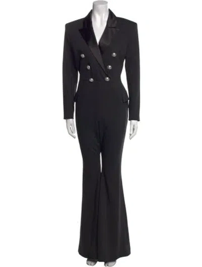 Pre-owned Balmain Jumpsuit In Black