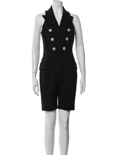 Pre-owned Balmain Jumpsuit In Blue