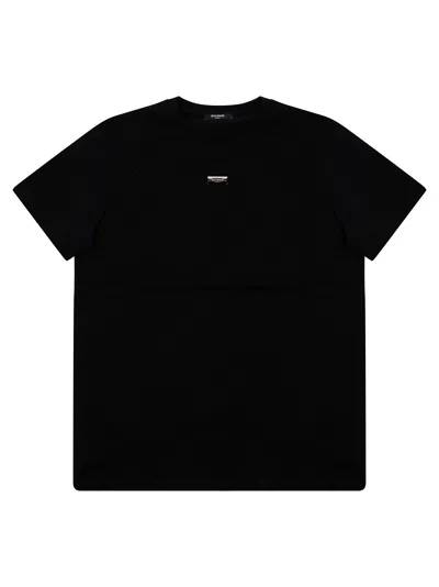 Balmain Junior Kids Short-sleeve T-shirt Metallic Tagline In Pink