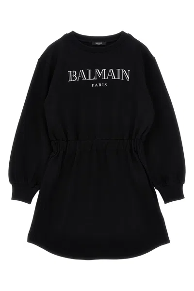 Balmain Kids ' Vintage' Dress In Black